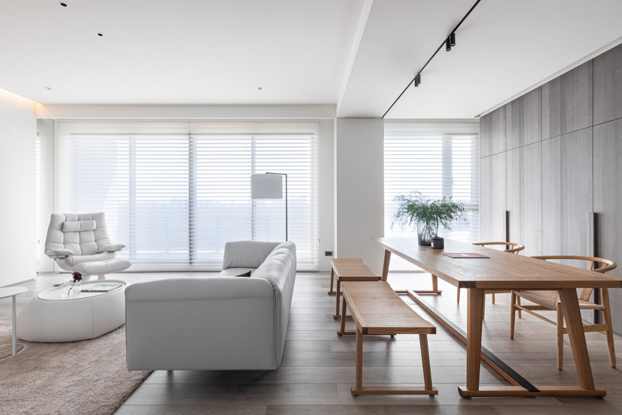 現(xiàn)代極簡(jiǎn)風(fēng)格室內(nèi)設(shè)計(jì)家裝案例-客餐廳 現(xiàn)代極簡(jiǎn)風(fēng)格室內(nèi)設(shè)計(jì)家裝案例-客餐廳