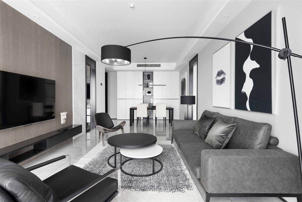 佛山市保利天悅現(xiàn)代風(fēng)格五居室裝修案例