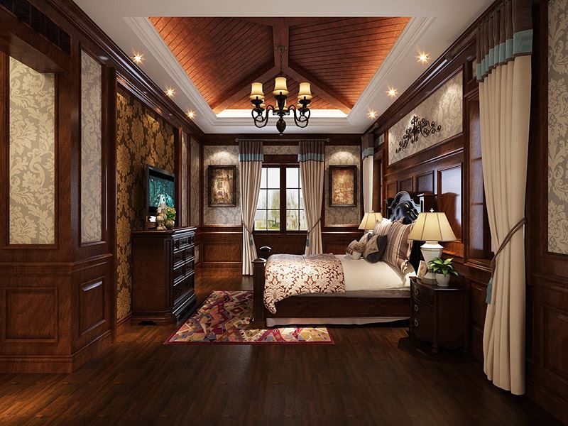 湖州市新南潯孔雀城新中式風(fēng)格別墅裝修案例