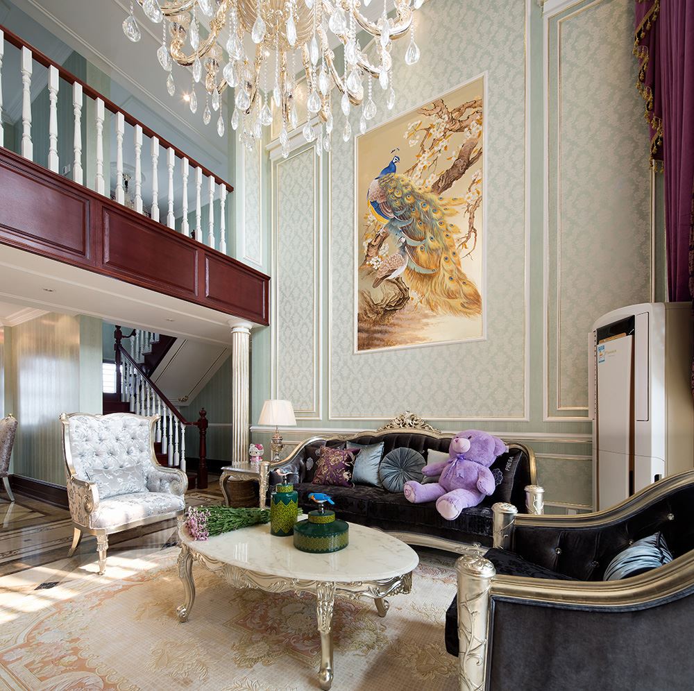 江門市保利大都會歐式風格別墅裝修案例