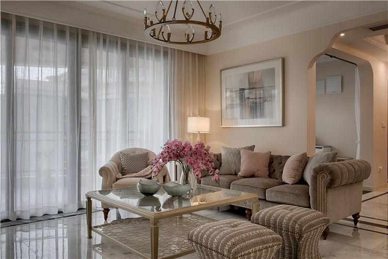 廣州市凱旋新世界美式風(fēng)格三居室裝修案例