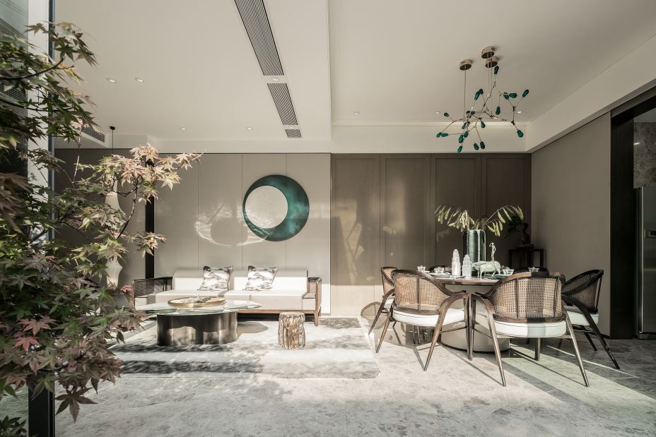 江門(mén)市五邑碧桂園新中式風(fēng)格別墅裝修案例