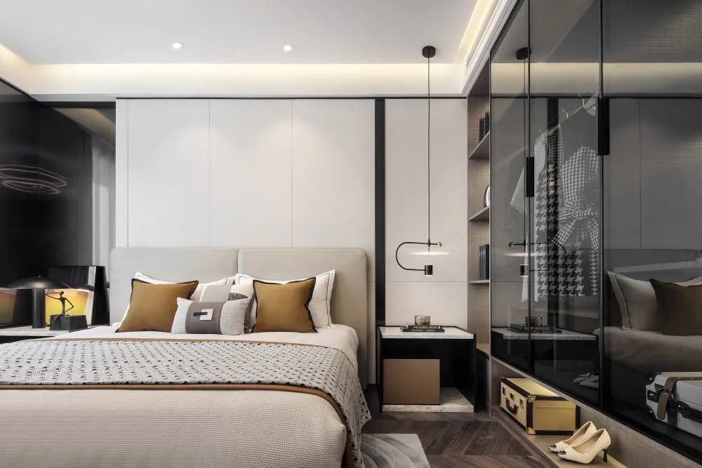 現(xiàn)代簡約風(fēng)格室內(nèi)設(shè)計家裝案例-臥室 現(xiàn)代簡約風(fēng)格室內(nèi)設(shè)計家裝案例-臥室