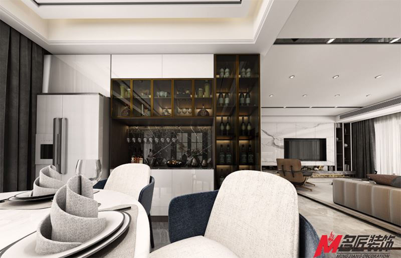 茂名市碧桂園&middot;公園壹號輕奢風(fēng)格平層裝修案例