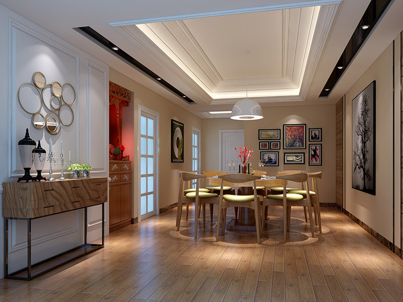 佛山市佛奧灣現(xiàn)代風(fēng)格四居室裝修案例