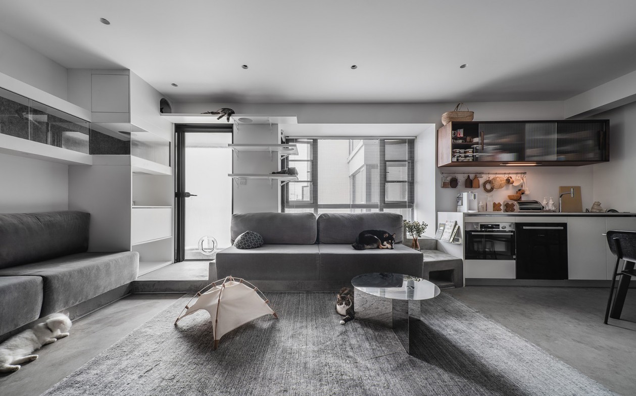 現(xiàn)代簡約風格室內(nèi)設計家裝案例-客廳 現(xiàn)代簡約風格室內(nèi)設計家裝案例-客廳