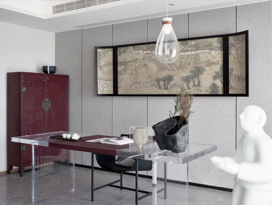 新中式風格室內(nèi)設(shè)計家裝案例-書桌 新中式風格室內(nèi)設(shè)計家裝案例-書桌