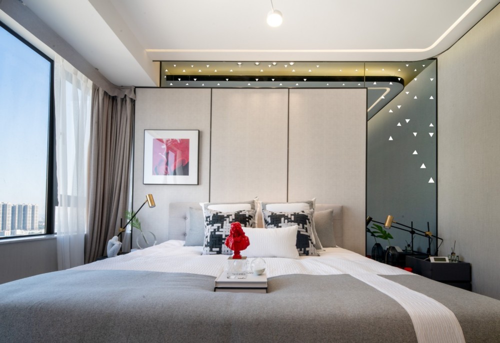 現(xiàn)代簡約風格室內設計家裝案例-臥室