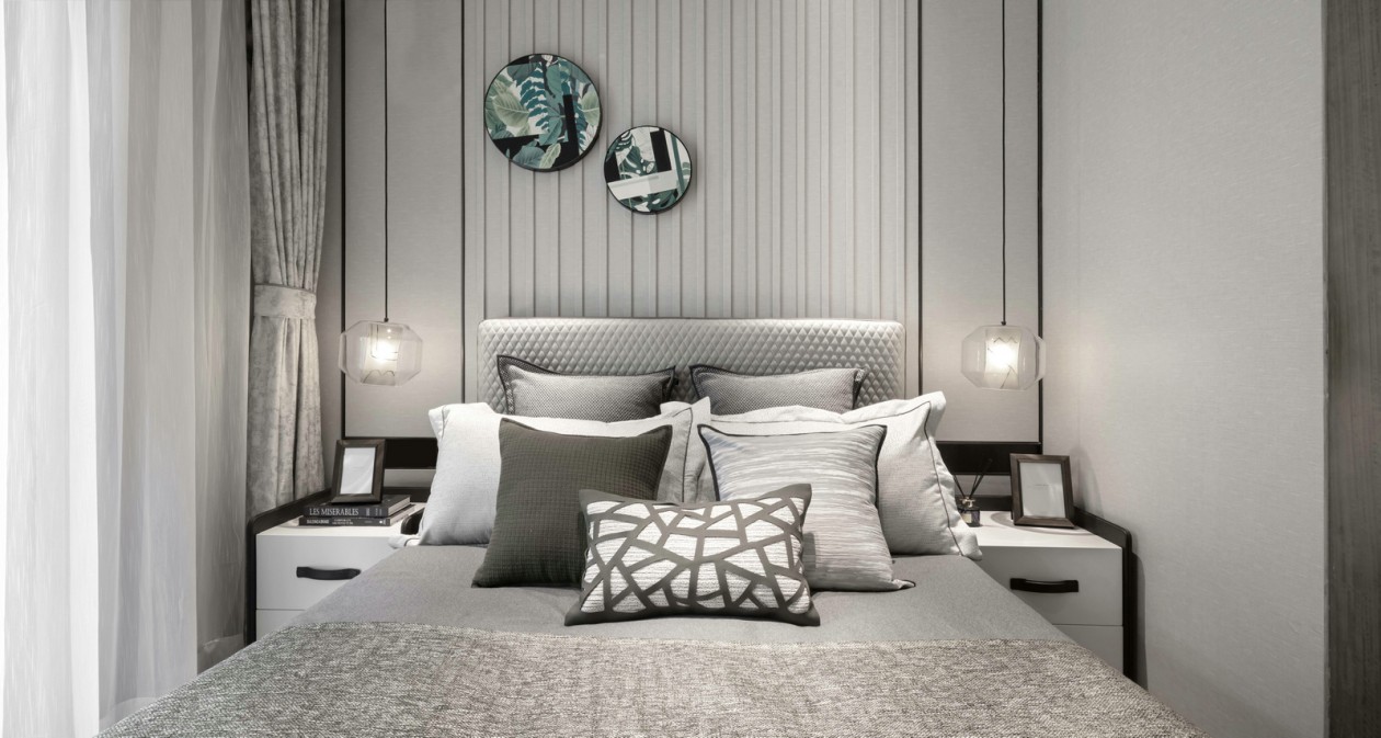 現(xiàn)代輕奢風(fēng)格室內(nèi)設(shè)計(jì)家裝案例-客臥 現(xiàn)代輕奢風(fēng)格室內(nèi)設(shè)計(jì)家裝案例-客臥