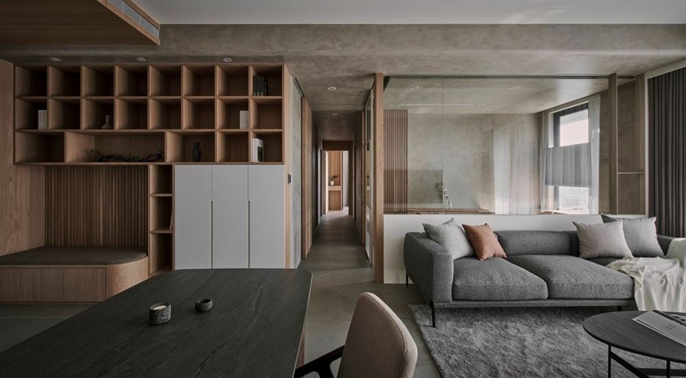 江門(mén)市珠江國(guó)際新城現(xiàn)代簡(jiǎn)約風(fēng)格三居室裝修案例