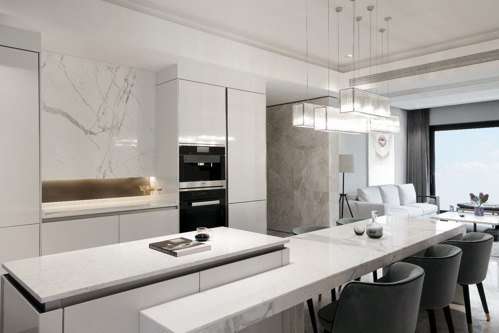 裝修公司輕奢風格室內(nèi)裝修效果圖-廚房 裝修公司輕奢風格室內(nèi)裝修效果圖-廚房