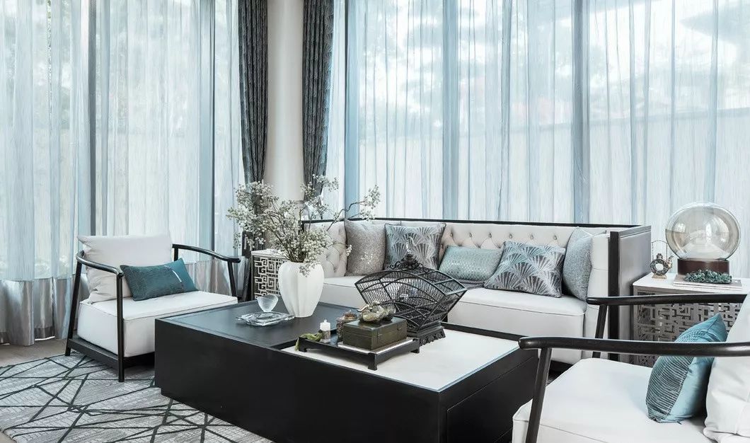 新中式風格家裝設(shè)計室內(nèi)裝修效果圖-客廳 新中式風格家裝設(shè)計室內(nèi)裝修效果圖-客廳