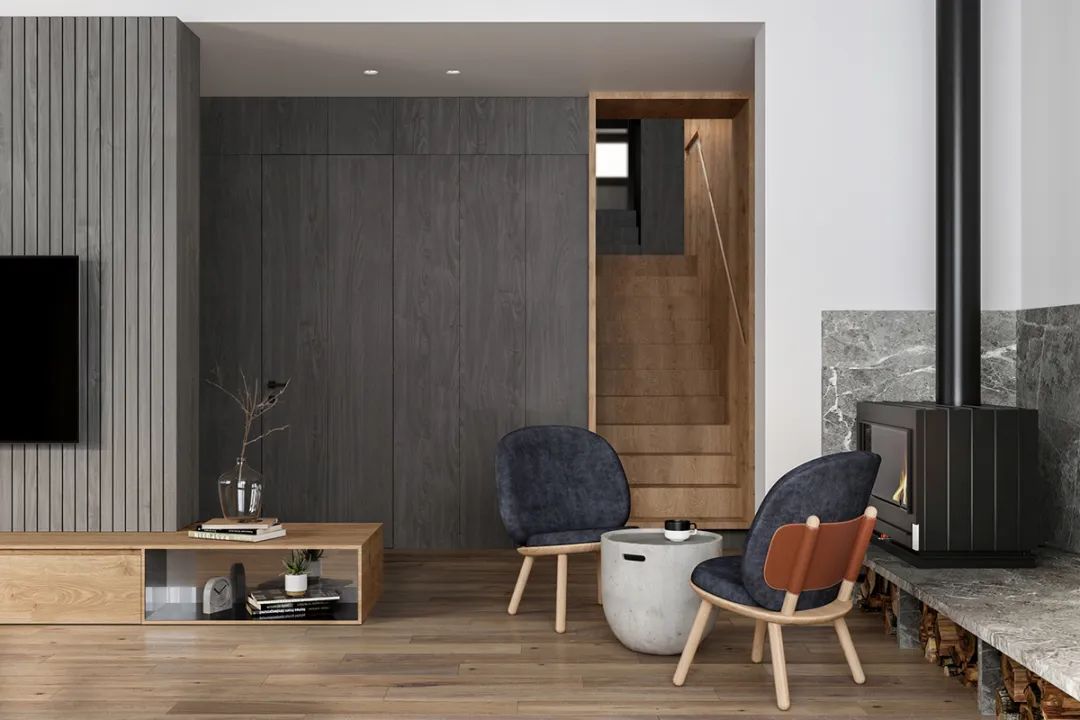 日系原木風(fēng)風(fēng)格家裝設(shè)計(jì)室內(nèi)裝修效果圖-客廳樓梯 日系原木風(fēng)風(fēng)格家裝設(shè)計(jì)室內(nèi)裝修效果圖-客廳樓梯