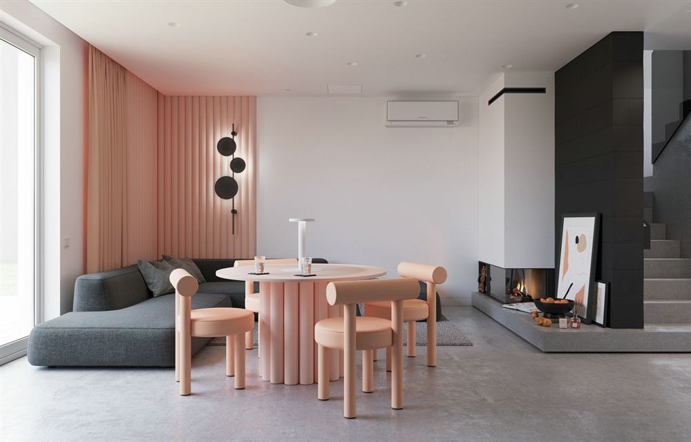 佛山市復(fù)地公園和光北歐風(fēng)格復(fù)式裝修案例