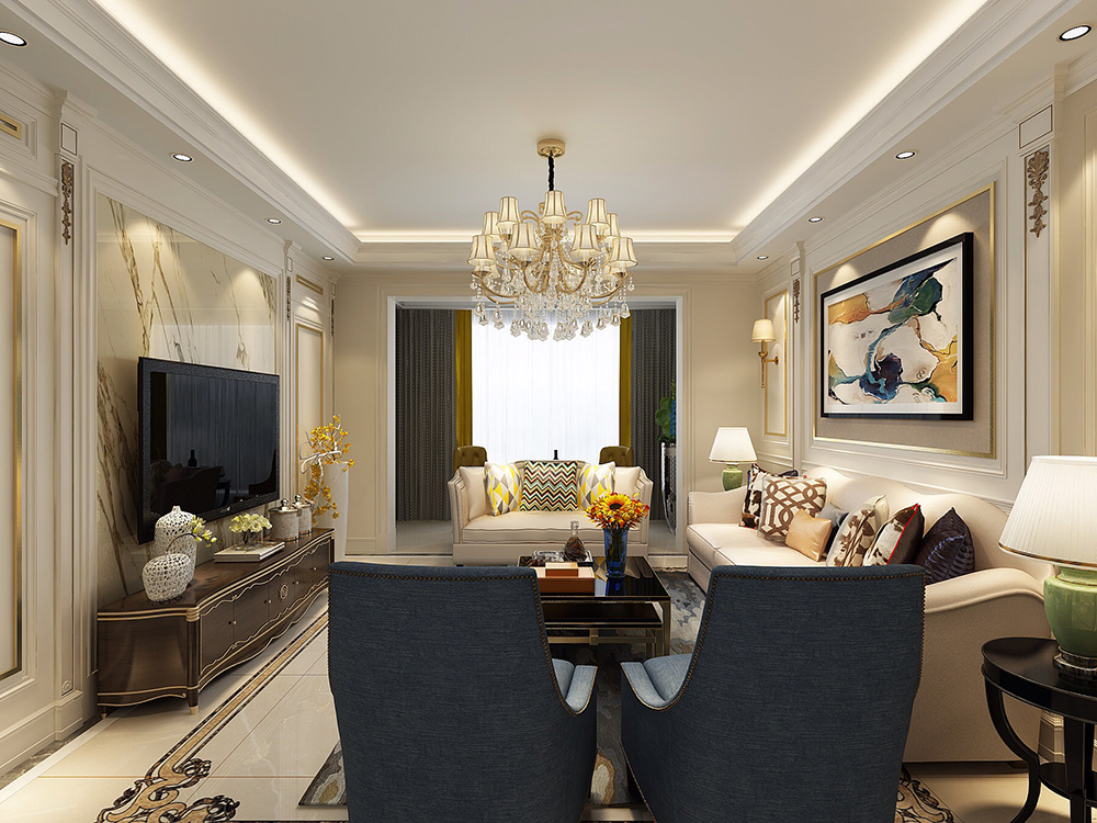 裝修公司歐式風格室內(nèi)裝修效果圖-客廳 裝修公司歐式風格室內(nèi)裝修效果圖-客廳