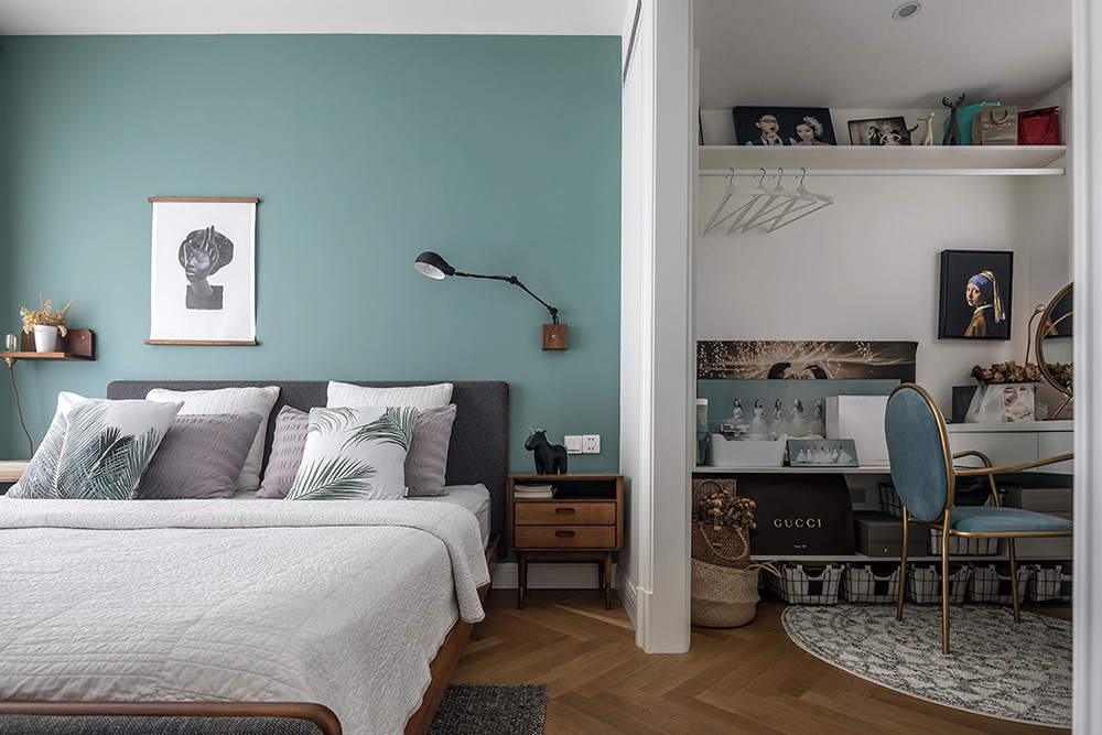 原木北歐風(fēng)室內(nèi)設(shè)計(jì)，帶著年輕人奮斗上進(jìn)心裝飾的溫馨小窩-臥室