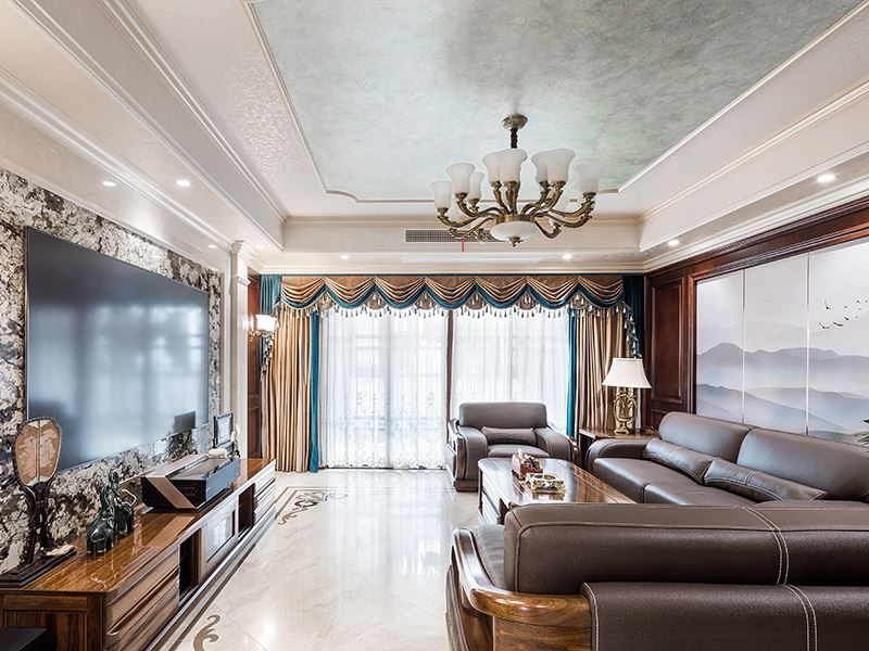 常州市四季新城南苑歐式風(fēng)格四居室裝修案例