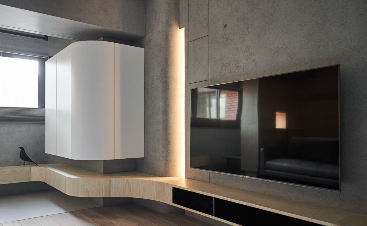 裝修案例現(xiàn)代極簡(jiǎn)風(fēng)格室內(nèi)裝修效果圖-電視背景墻 裝修案例現(xiàn)代極簡(jiǎn)風(fēng)格室內(nèi)裝修效果圖-電視背景墻