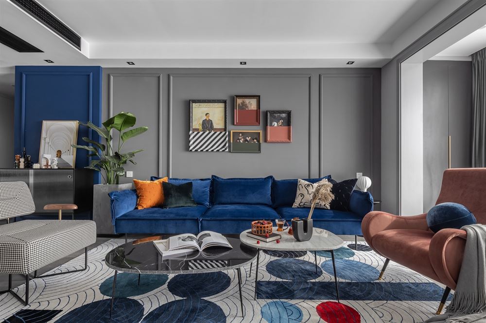 佛山市時代愛車小鎮(zhèn)(佛山)輕奢風格三居室裝修案例