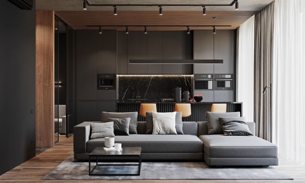 佛山市弘陽(yáng)德商昕悅府現(xiàn)代簡(jiǎn)約風(fēng)格四居室裝修案例