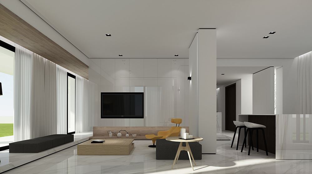 廣州市東方新世界現(xiàn)代簡(jiǎn)約風(fēng)格別墅裝修案例