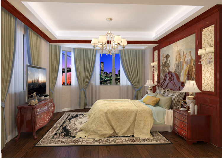 簡約歐式風(fēng)格別墅裝修設(shè)計效果圖-雅寶名門世家別墅360平米-別墅臥室裝修設(shè)計 簡約歐式風(fēng)格別墅裝修設(shè)計效果圖-雅寶名門世家別墅360平米-別墅臥室裝修設(shè)計