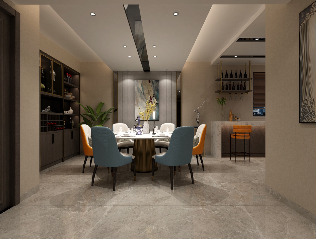 嘉興市中天熙景誠品現(xiàn)代風(fēng)格三居室裝修案例