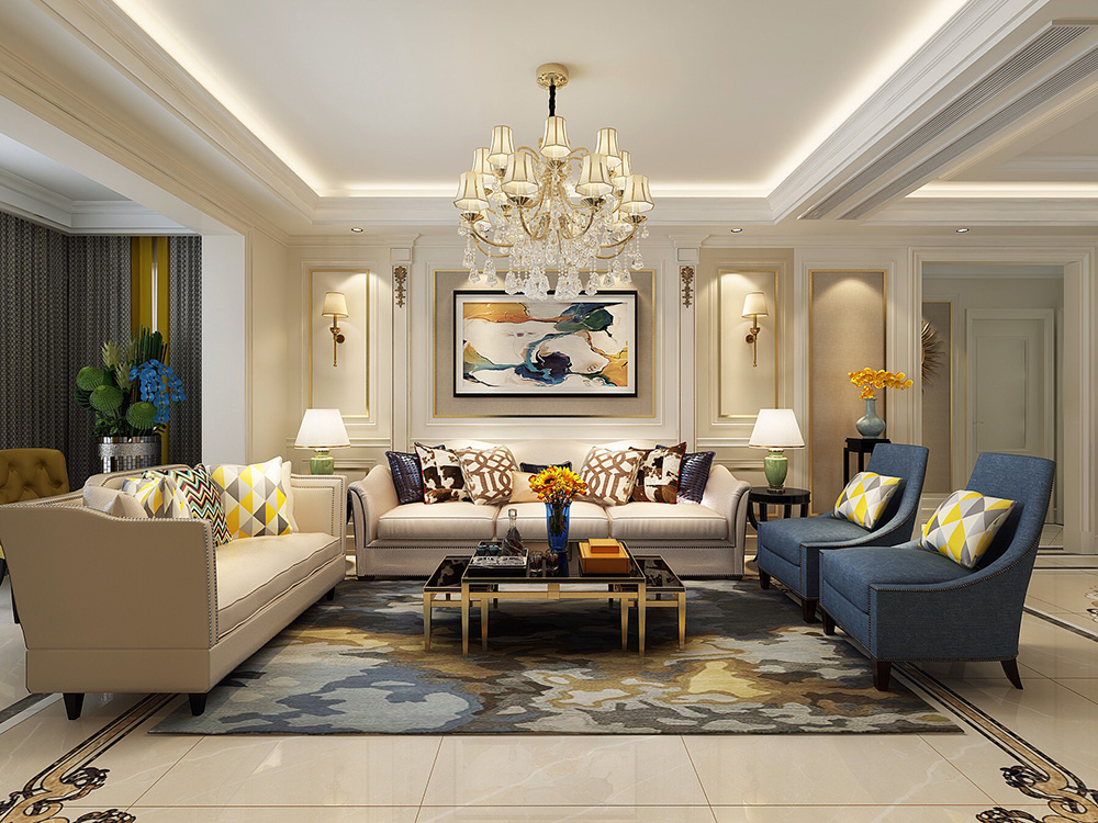 裝修公司歐式風格室內(nèi)裝修效果圖-客廳 裝修公司歐式風格室內(nèi)裝修效果圖-客廳