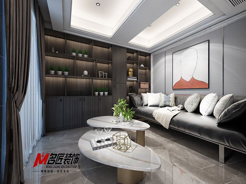 揭陽(yáng)市港泰豪庭北歐風(fēng)格四居室裝修案例