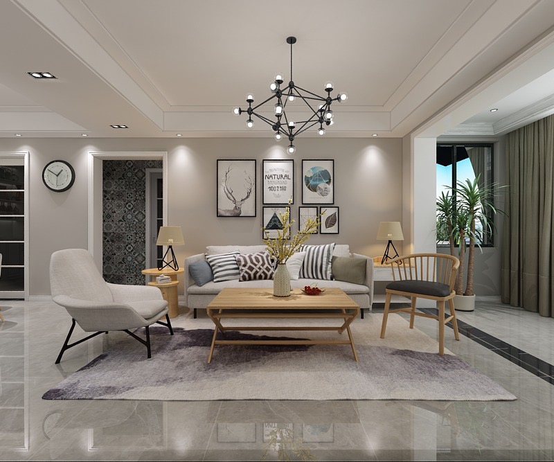 裝修公司北歐風(fēng)格室內(nèi)裝修效果圖-客廳 裝修公司北歐風(fēng)格室內(nèi)裝修效果圖-客廳