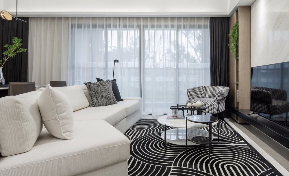 佛山市龍光&middot;天瀛現(xiàn)代簡約風格三居室裝修案例