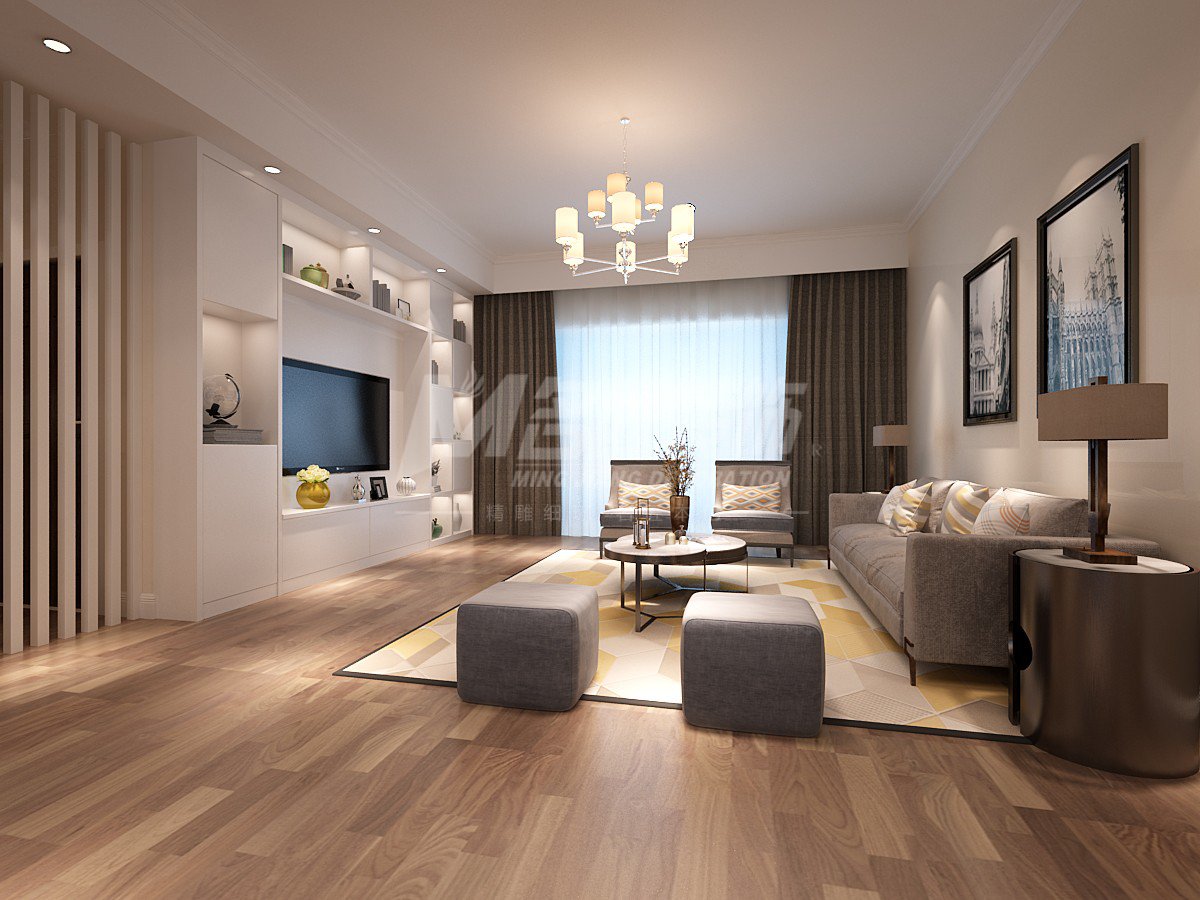 現(xiàn)代前衛(wèi)風(fēng)格室內(nèi)裝修效果圖-時代南灣三居134平米-客廳 現(xiàn)代前衛(wèi)風(fēng)格室內(nèi)裝修效果圖-時代南灣三居134平米-客廳