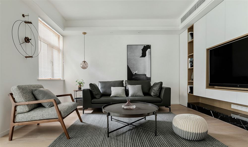 惠州市碧桂園南昆大觀別墅現(xiàn)代簡約風格三居室裝修案例