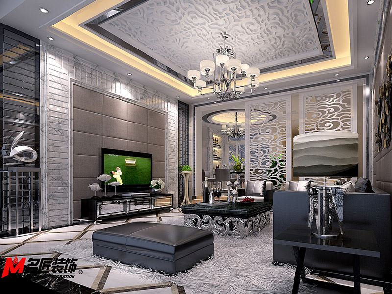 河源市東江首府現(xiàn)代簡約風(fēng)格別墅裝修案例