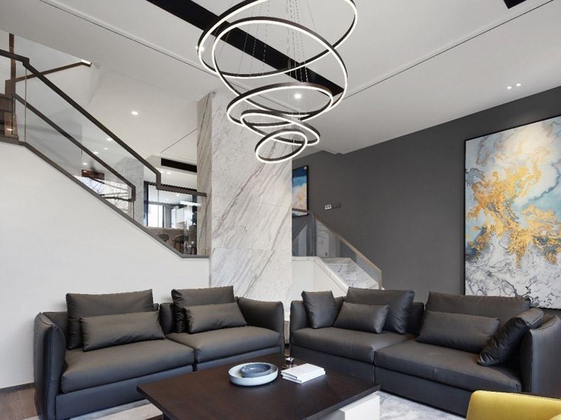 泰州市百合苑歐式風格復式裝修案例