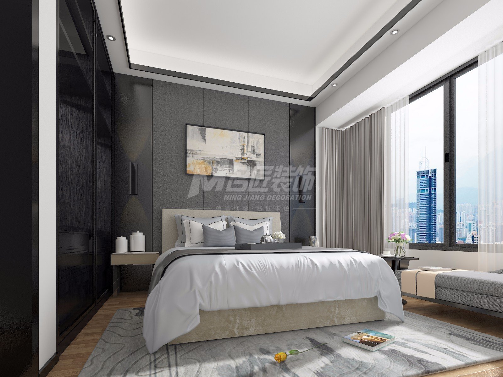 茂名市碧桂園&middot;公園壹號現(xiàn)代簡約風(fēng)格四居室裝修案例