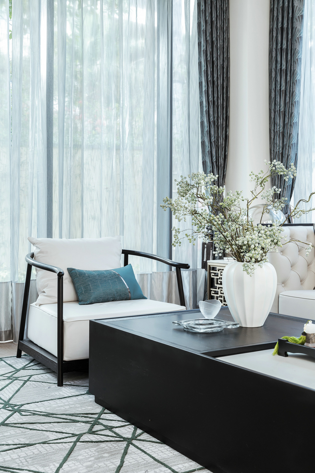 新中式風格室內(nèi)裝修效果圖-佛山保利中宇四居165平米-室內(nèi)客廳裝修 新中式風格室內(nèi)裝修效果圖-佛山保利中宇四居165平米-室內(nèi)客廳裝修