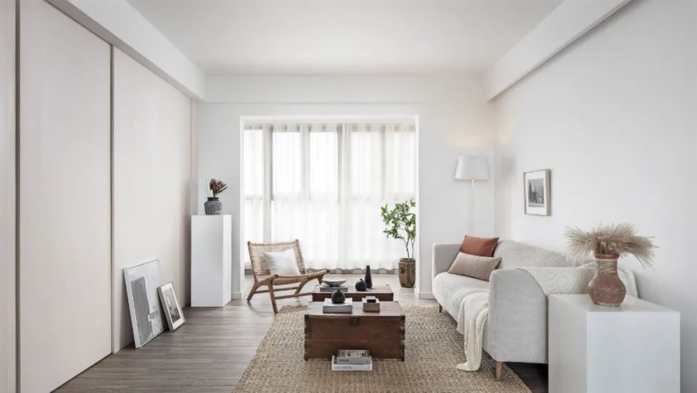 廣州市富力桃園現(xiàn)代簡約風(fēng)格三居室裝修案例