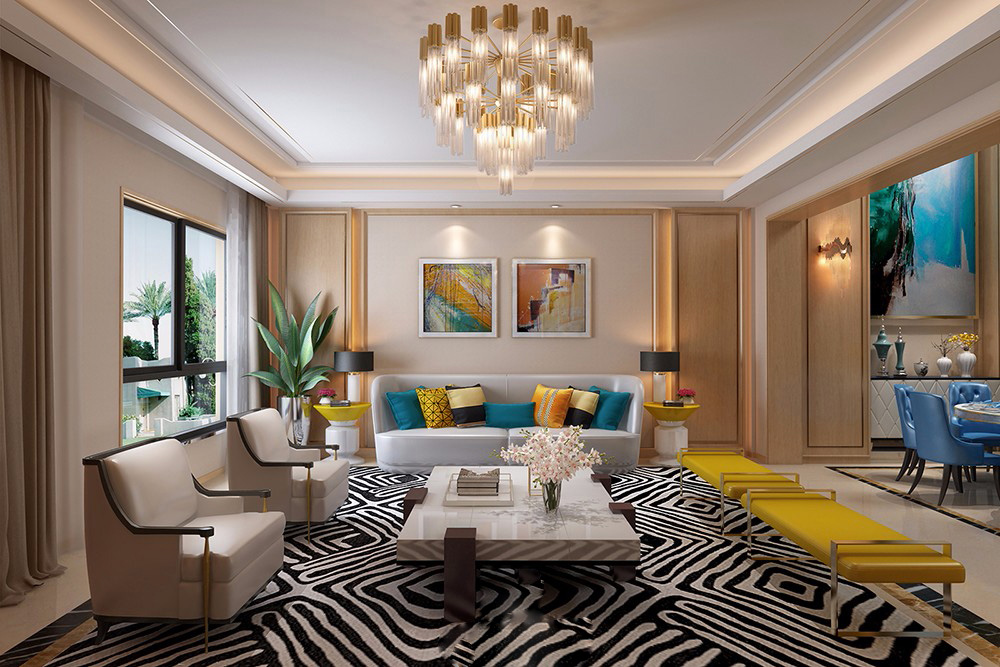 輕奢風格別墅裝修設(shè)計效果圖-碧桂花城別墅300平米-別墅客廳裝修設(shè)計 輕奢風格別墅裝修設(shè)計效果圖-碧桂花城別墅300平米-別墅客廳裝修設(shè)計