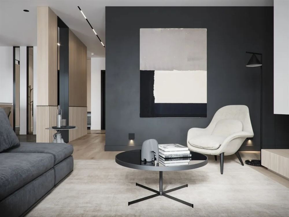 廣州市保利羅蘭國際現(xiàn)代簡約風(fēng)格三居室裝修案例