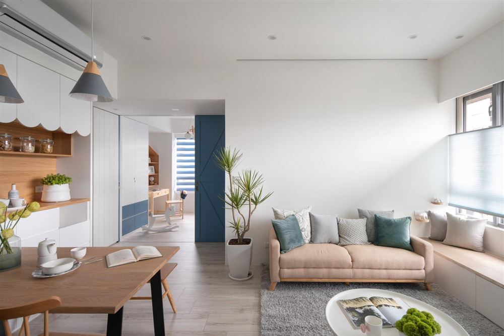 佛山市高明鈞明城北歐風(fēng)格四居室裝修案例