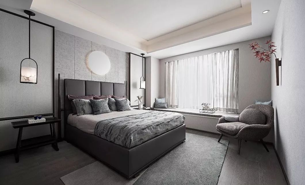 中式風(fēng)格室內(nèi)裝修設(shè)計效果圖-臥室 中式風(fēng)格室內(nèi)裝修設(shè)計效果圖-臥室