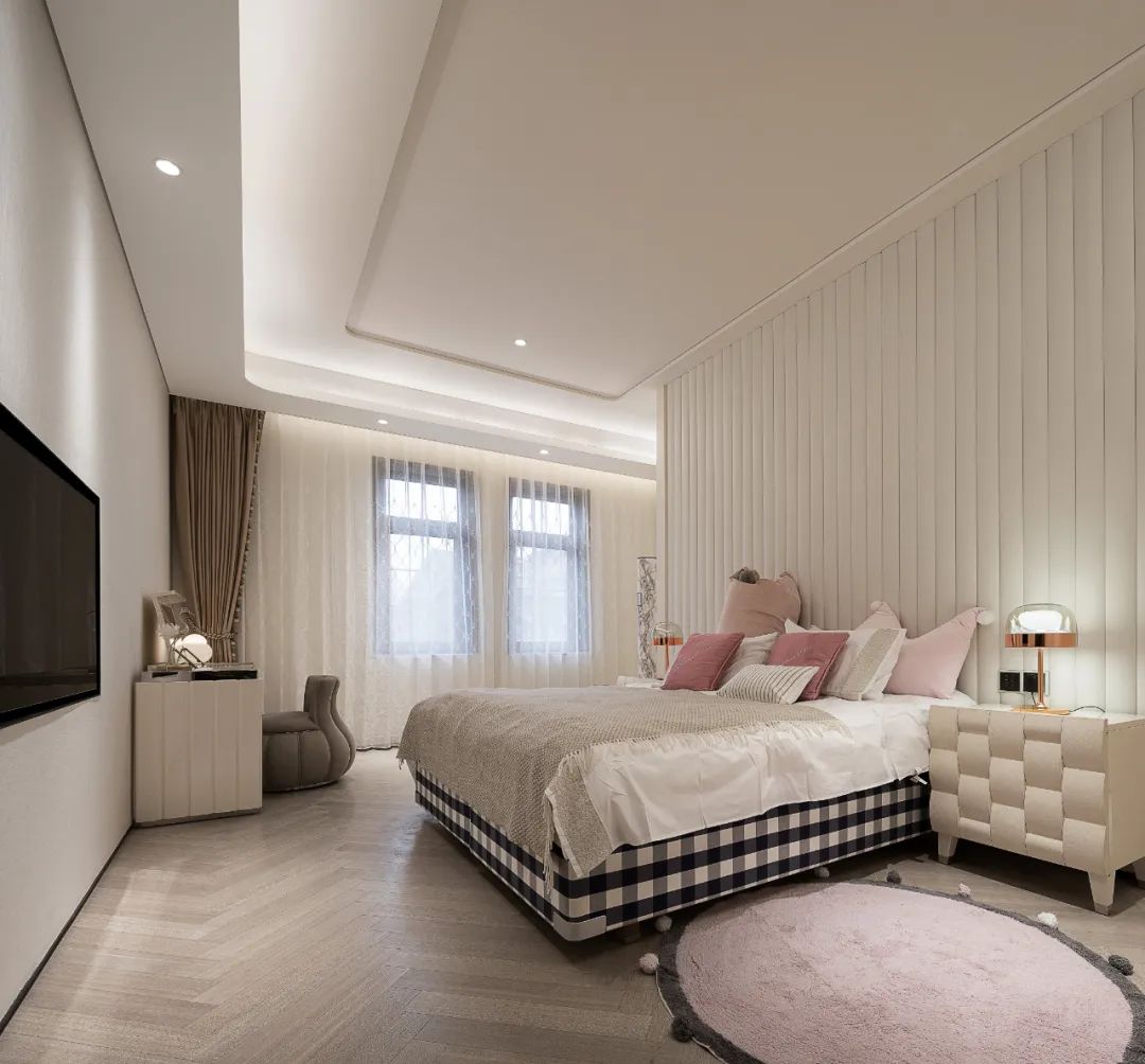 簡歐風(fēng)格家裝設(shè)計(jì)別墅裝修效果圖-臥室 簡歐風(fēng)格家裝設(shè)計(jì)別墅裝修效果圖-臥室