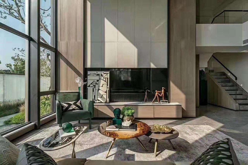 佛山市保利雲(yún)上現(xiàn)代簡約風格四居室裝修案例