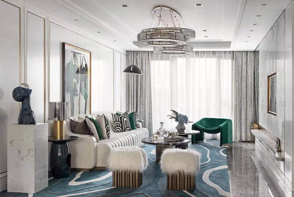 楚雄彝族自治州楚雄雍和居(彝海南路)輕奢風(fēng)格別墅裝修案例