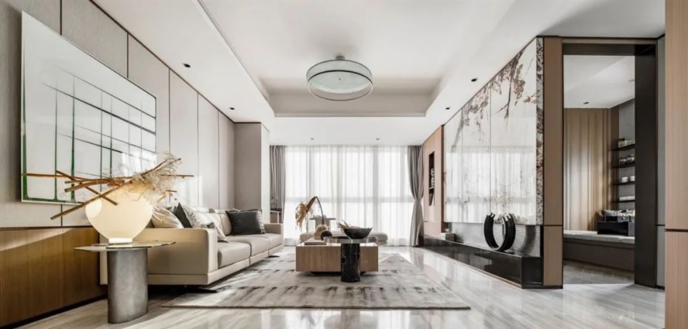 佛山市恒大雅苑現代簡約風格三居室裝修案例