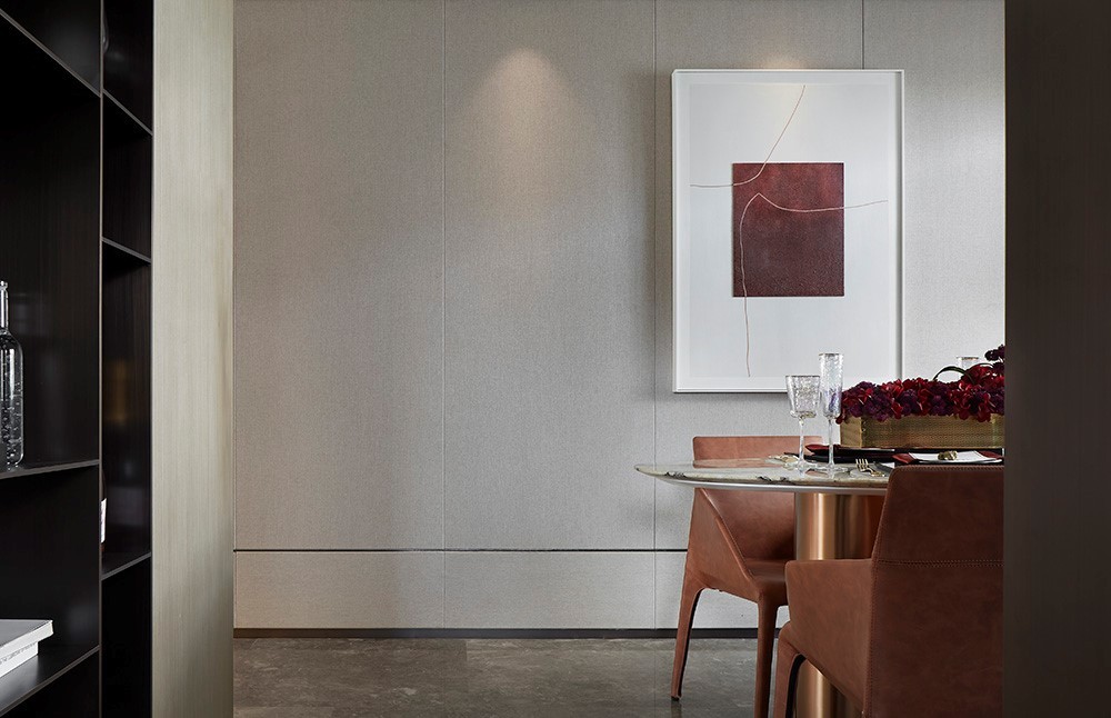 時尚輕奢風格室內(nèi)家裝案例效果圖-餐廳 時尚輕奢風格室內(nèi)家裝案例效果圖-餐廳