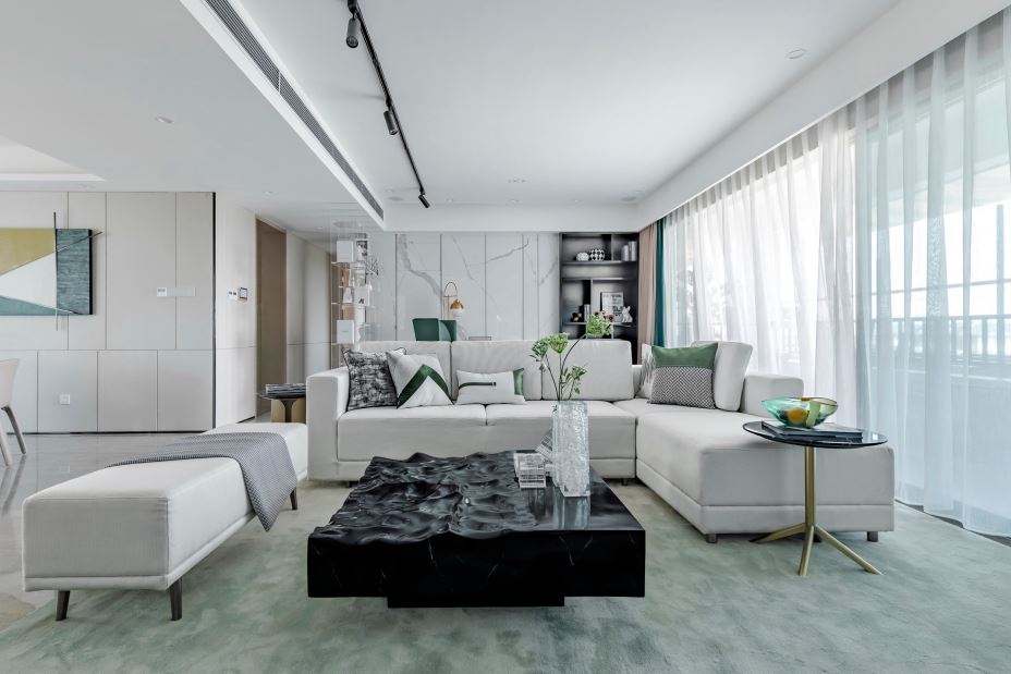 江門市柏麗豪園輕奢風(fēng)格四居室裝修案例