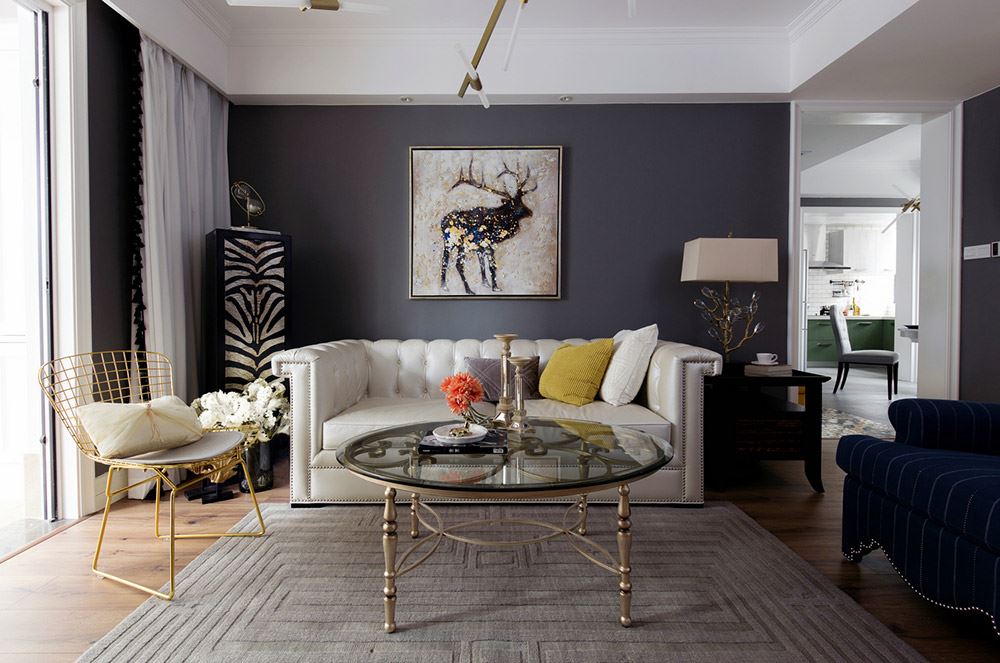 昭通市公務(wù)員小區(qū)歐式風(fēng)格三居室裝修案例