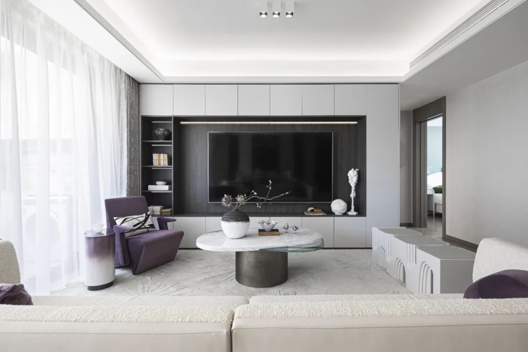現(xiàn)代簡(jiǎn)約風(fēng)格室內(nèi)設(shè)計(jì)家裝案例-客廳電視背景墻 現(xiàn)代簡(jiǎn)約風(fēng)格室內(nèi)設(shè)計(jì)家裝案例-客廳電視背景墻